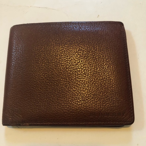 Burberry Other - Authentic Burberry leather men’s bifold wallet